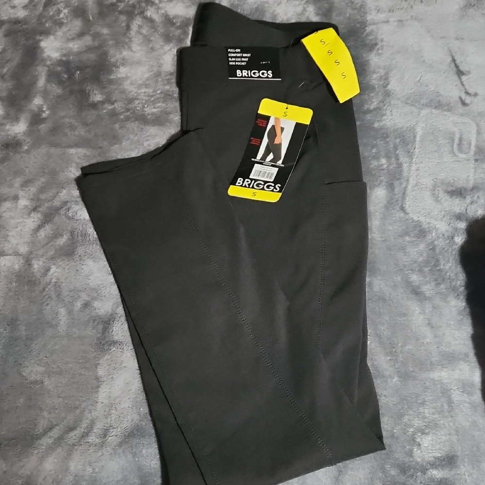 Briggs New York Black Straight Leg Pants